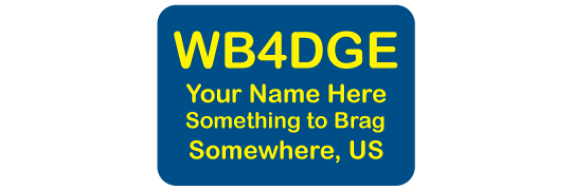 Large Basic Badges
