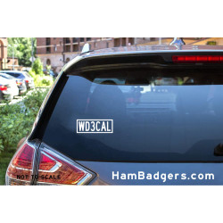 Decal: Custom Call Sign Rectangle