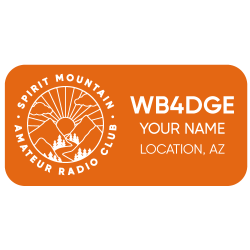 Medium Spirit Mountain Amateur Radio Club Badge